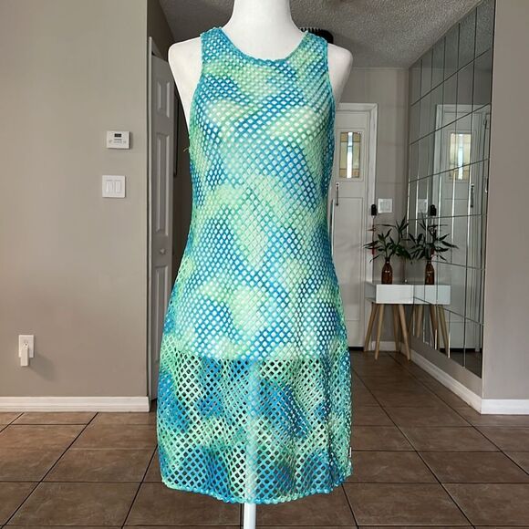 Hurley Women’s Color Wash Mesh Mini Dress Coverup - Picture 2 of 7